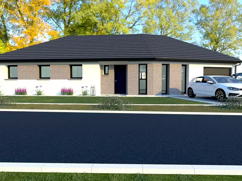 Maison neuve, 110 m² - Hermaville (62690)