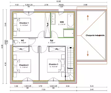 Maison neuve, 95 m²