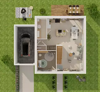 Maison neuve, 90 m²