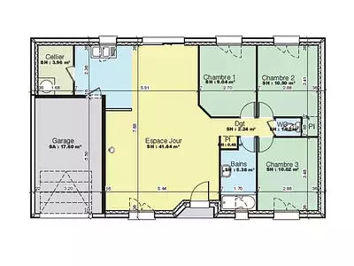 Maison neuve, 85 m²