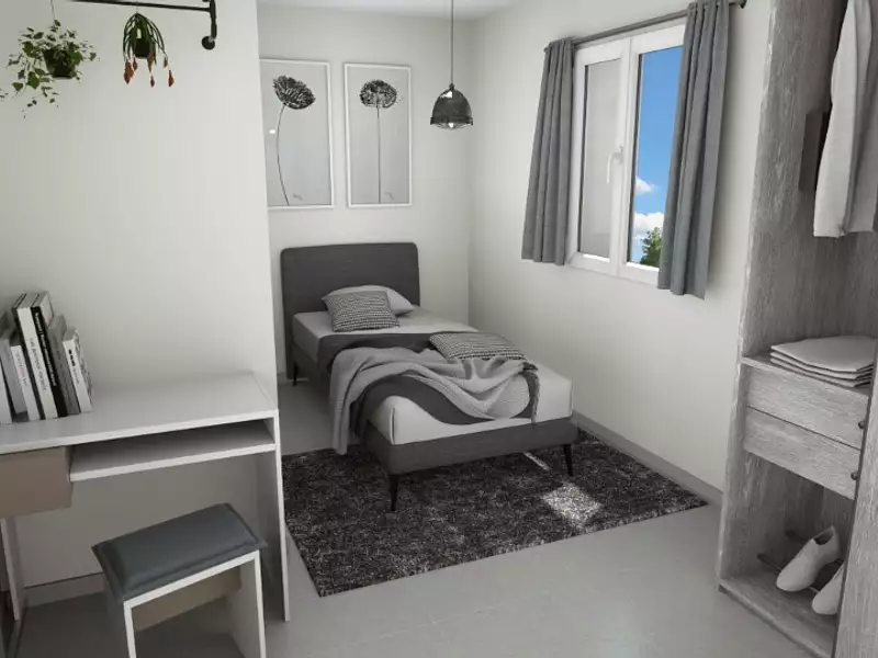 Maison neuve, 80 m² - Camps-la-Source (83170)