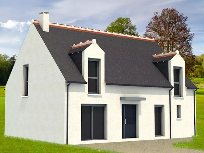 Maison neuve, 120 m² - Cormery (37320)