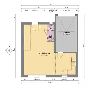 Maison neuve, 80 m²