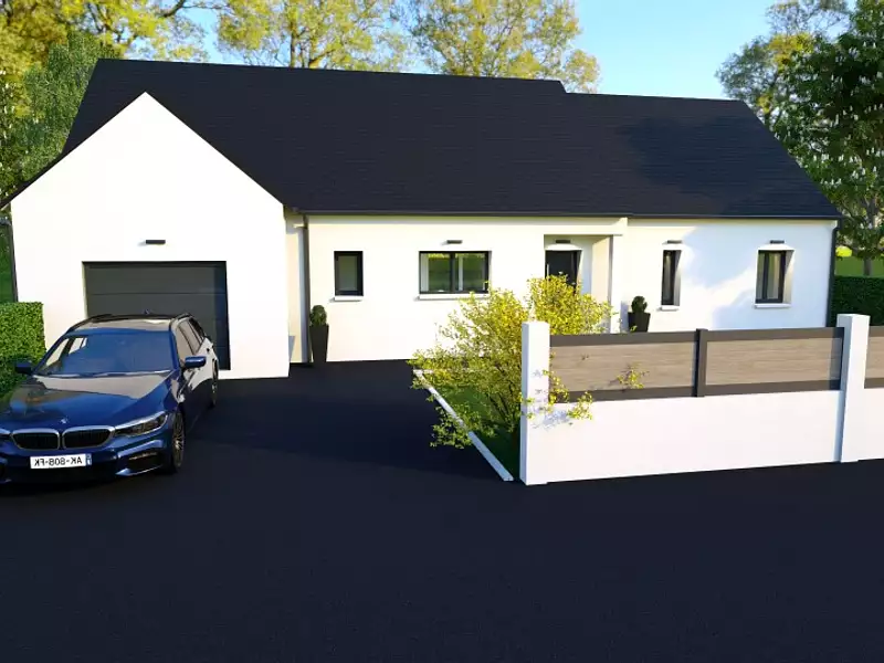 Maison neuve, 120 m² - Neuillay-les-Bois (36500)