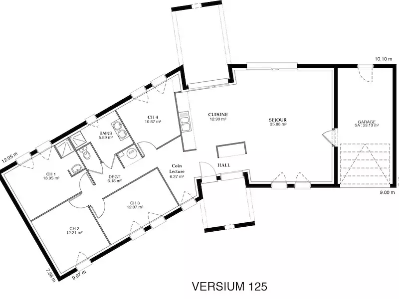 Maison neuve, 85 m² - Soulitré (72370)