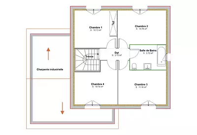 Maison neuve, 105 m²