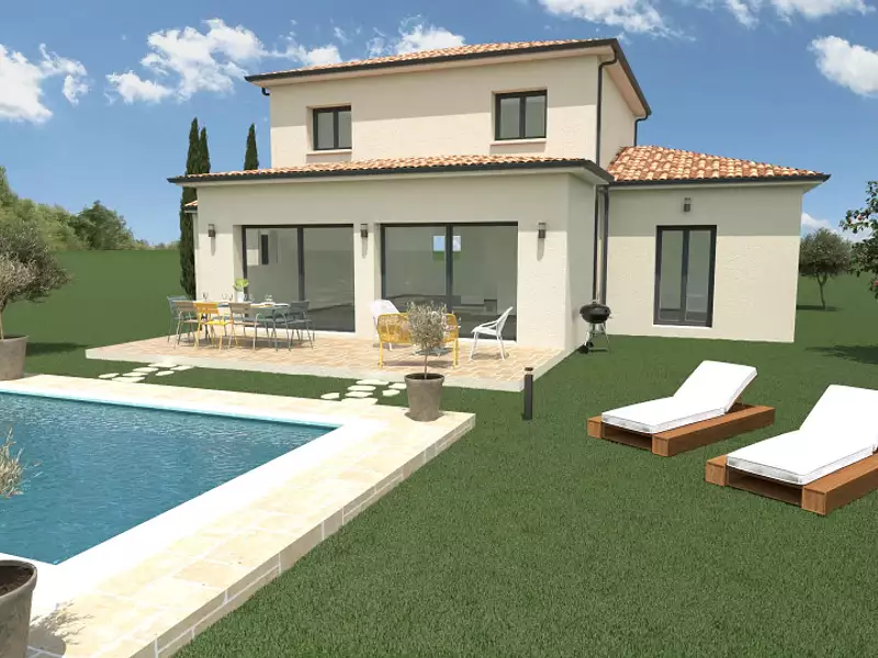 Maison neuve, 120 m² - Pointis-Inard (31800)