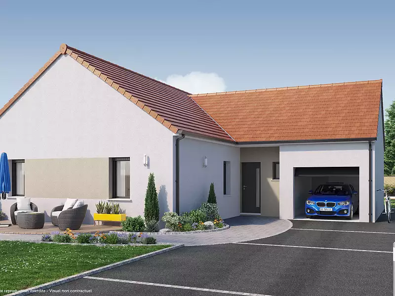 Maison neuve, 103 m² - Monéteau (89470)
