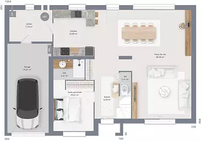 Maison neuve, 150 m²