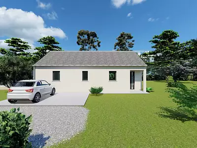 Maison neuve, 73 m²