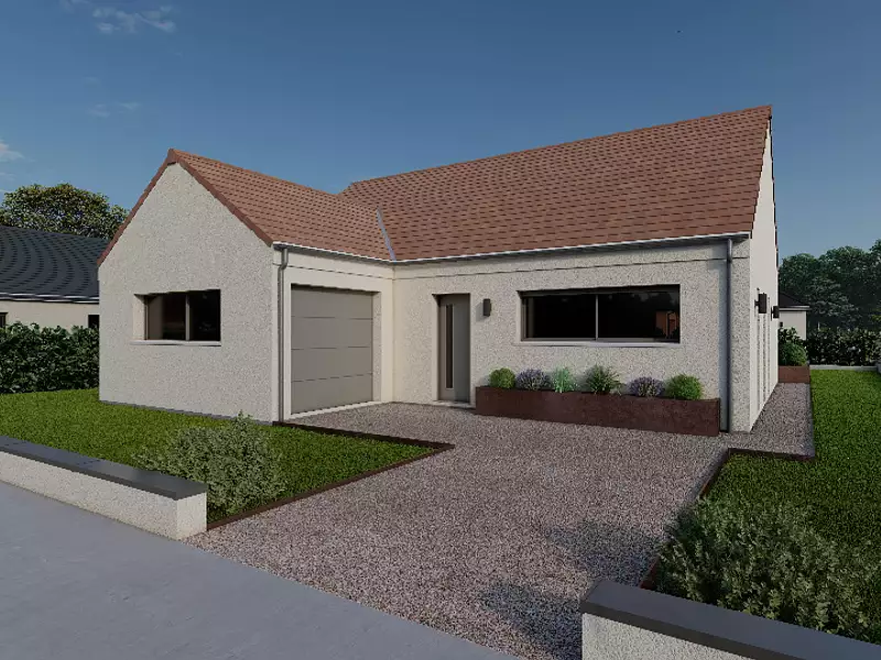 Maison neuve, 90 m² - Ménestreau-en-Villette (45240)