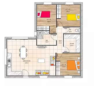 Maison neuve, 80 m²