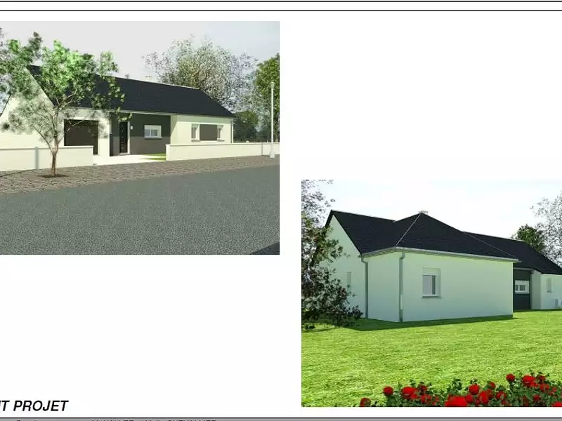 Maison neuve, 115 m² - Marcillé-la-Ville (53440)