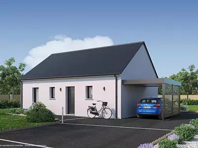 Maison neuve, 66 m²