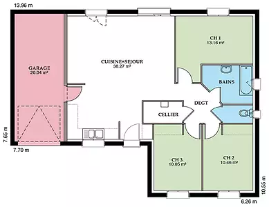 Maison neuve, 101 m²