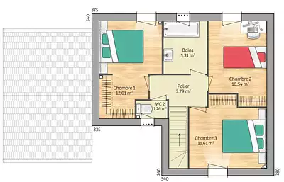 Maison neuve, 90 m²