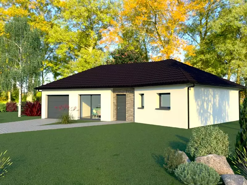 Maison neuve, 90 m² - Saint-Venant (62350)