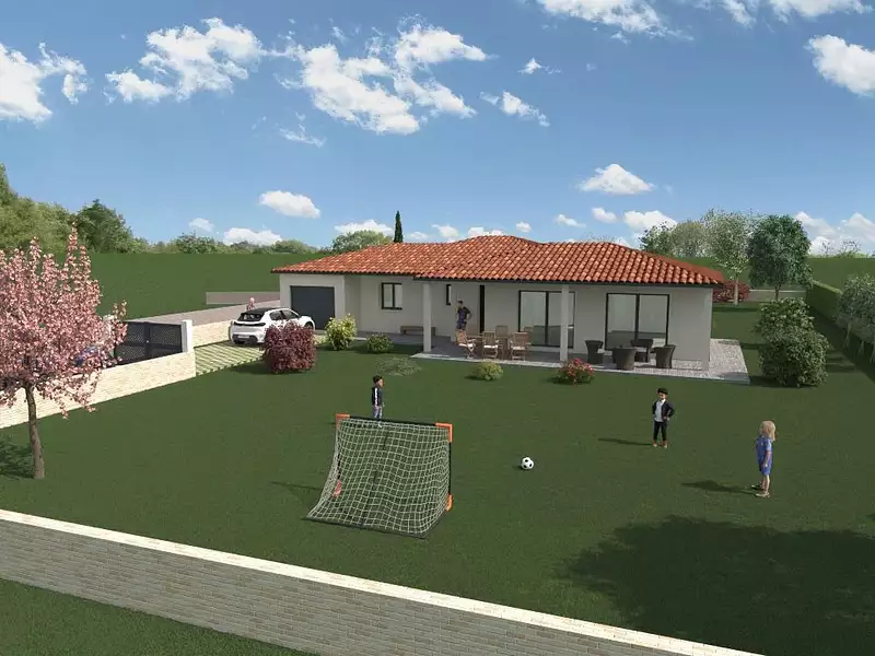 Terrain à bâtir, 1 215 m² - Lentilly (69210)
