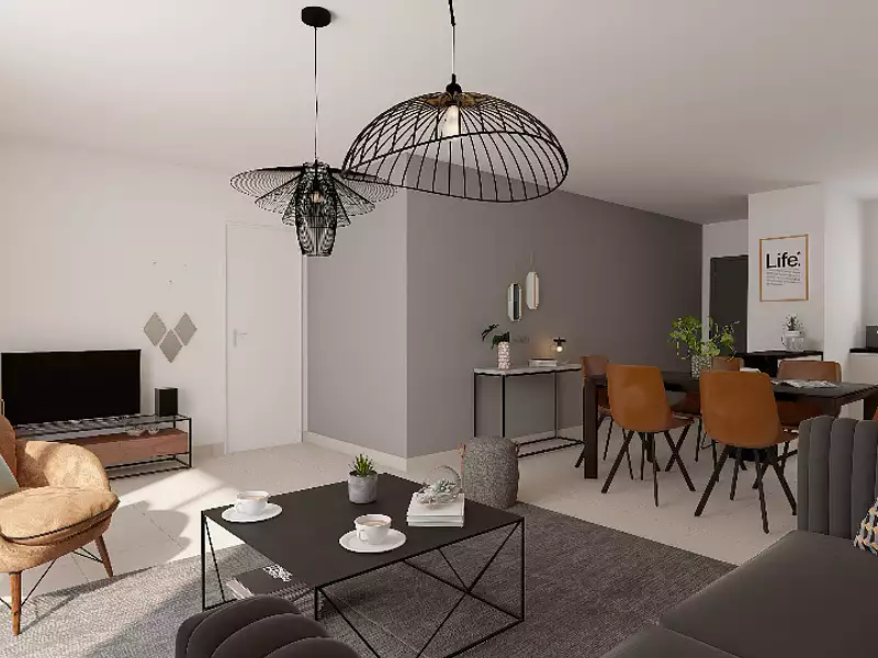 Maison neuve, 71 m² - Les Villages Vovéens (28150)