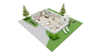 Maison neuve, 84,73 m²