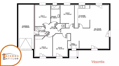 Maison neuve, 109 m²