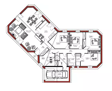 Maison neuve, 132 m²