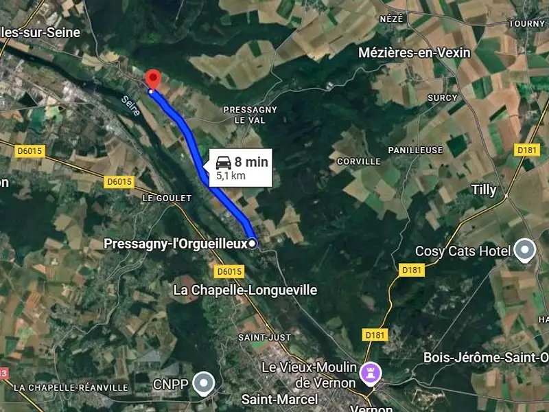 Terrain à bâtir, 700 m² - Port-Mort (27940)