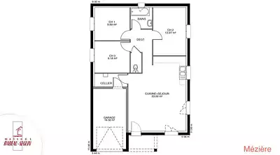 Maison neuve, 88 m²