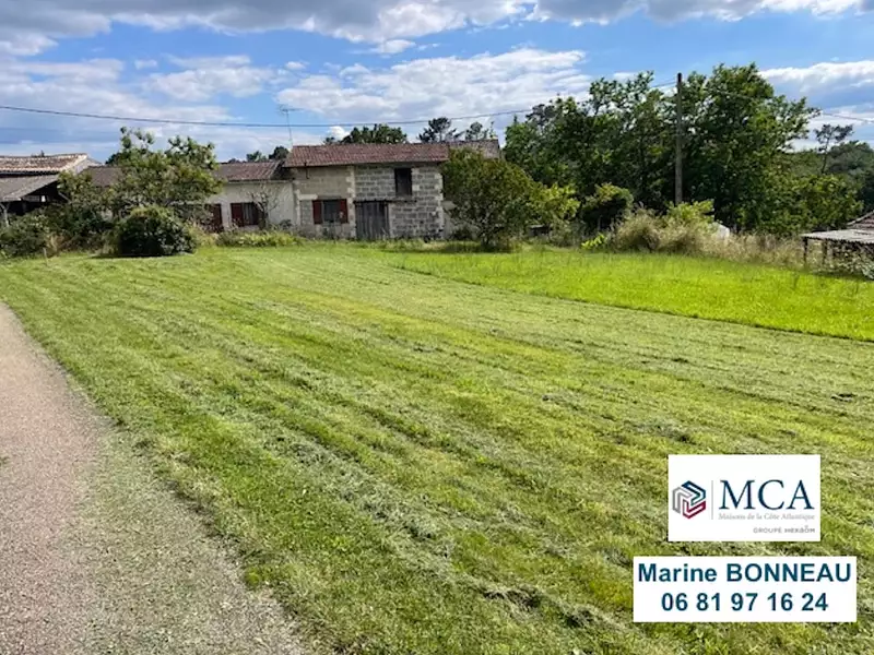 Terrain à bâtir, 863 m² - La Barde (17360)