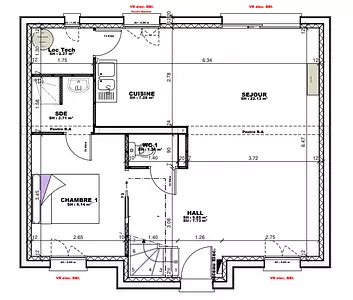 Maison neuve, 100 m²