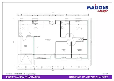 Maison neuve, 100 m²