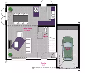 Maison neuve, 94 m²