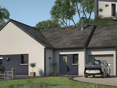 Maison neuve, 90 m² - Le Breil-sur-Mérize (72370)