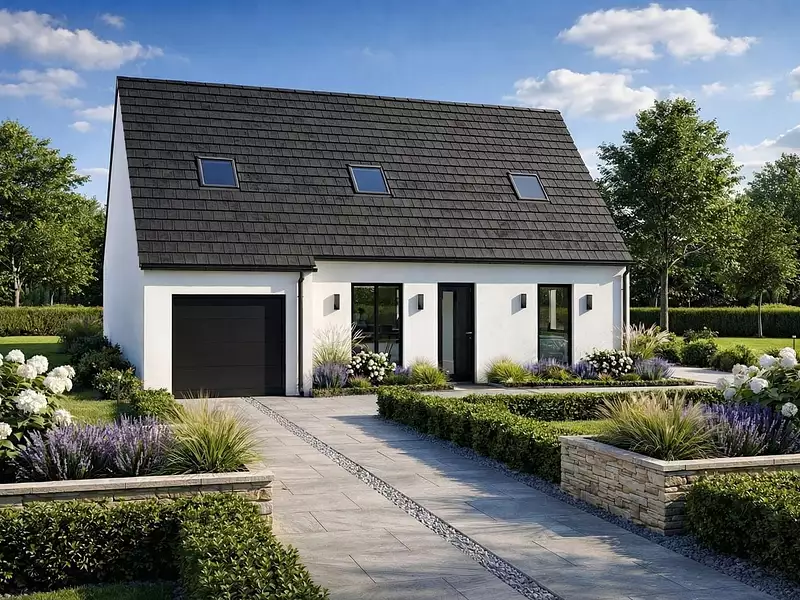 Maison neuve, 73 m² - Proyart (80340)