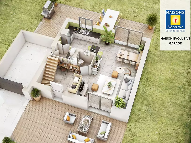 Maison neuve, 86 m² - Saint-Fargeau-Ponthierry (77310)