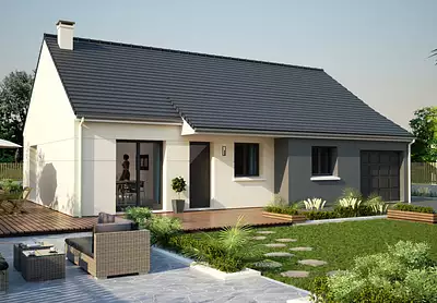 Maison neuve, 85,92 m²