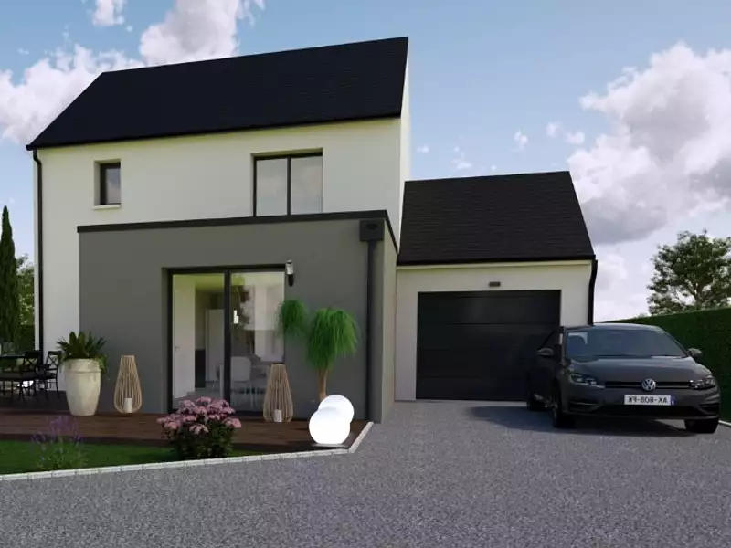 Maison neuve, 99 m² - Bléré (37150)