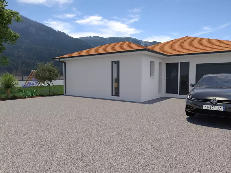 Maison neuve, 112 m² - Saint-Clair-sur-Galaure (38940)