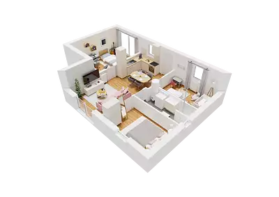 Maison neuve, 64 m²