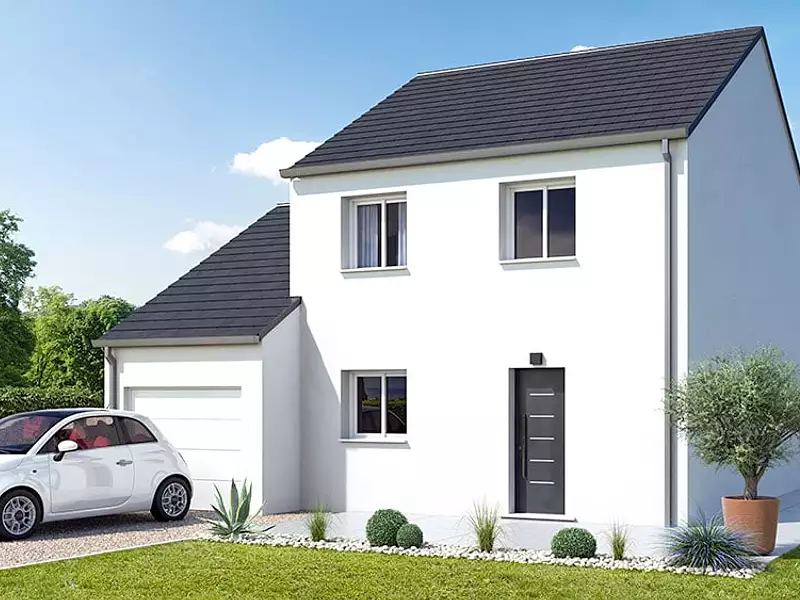 Maison neuve, 95 m² - Oslon (71380)