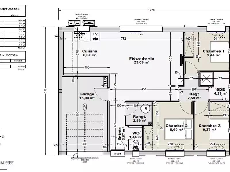 Maison neuve, 70 m² - Saint-Georges-de-Didonne (17110)