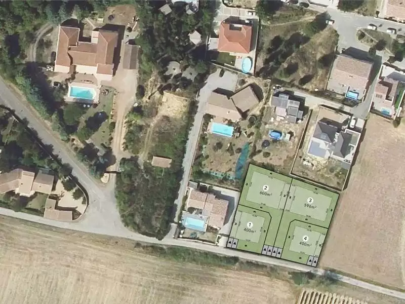 Terrain à bâtir, 600 m² - Pezens (11170)