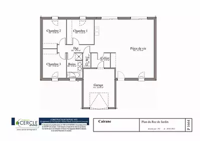 Maison neuve, 102 m²