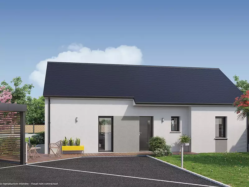 Maison neuve, 82 m² - Mondevert (35370)