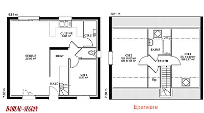 Maison neuve, 82 m²