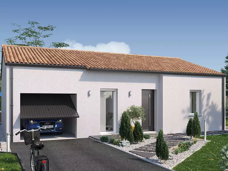 Maison neuve, 62 m² - Grand'Landes (85670)