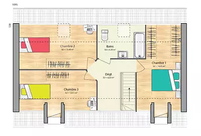 Maison neuve, 80 m²