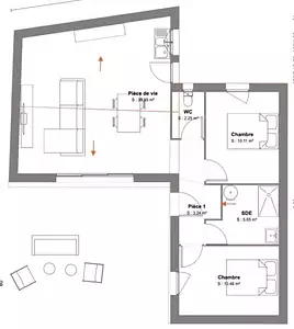 Maison neuve, 60 m²