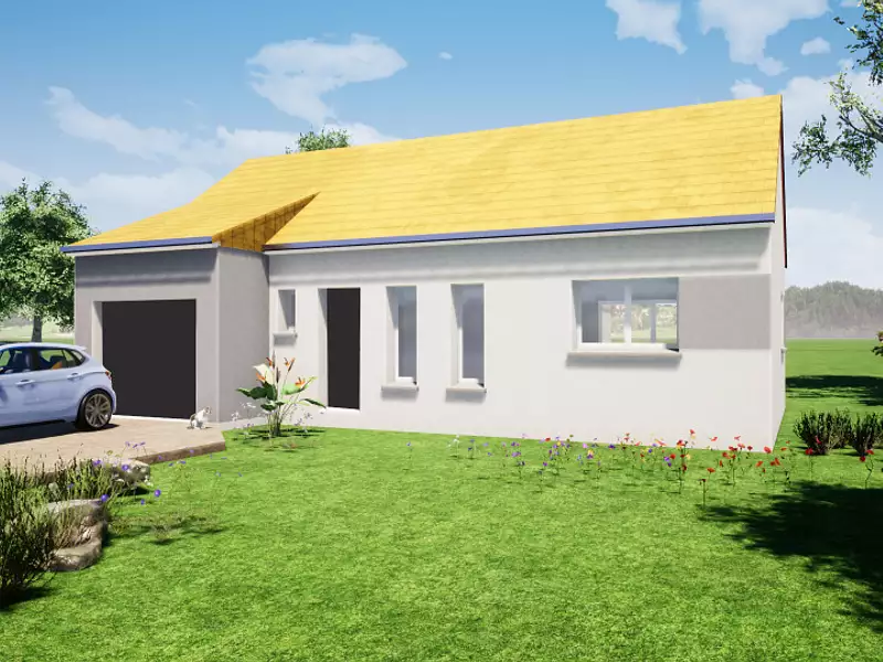 Maison neuve, 90 m² - La Bazoge (72650)