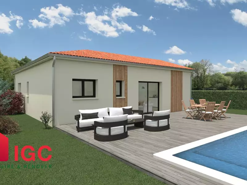 Maison neuve, 80 m² - Castets (40260)